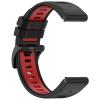 2Pack Sport Bands Compatible with Garmin Descent X50i Soft Silicone Breathable Replacement Wristbands (Black/Red) view 3