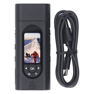 Body Camera with Audio and Video Recording, 1.47 Inch Full Color Display Screen, 1080P Body Cam with 180 Rotating Lens, Night Vision for Sport Bike Outdoor