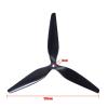 for HQ Macroquad Prop 10X5X3 9X5X3 1050/9050 10inch 9 inch 3 Blades Black Carbon Reinforced Nylon Propeller for RC FPV Drones(4PCS10x5x3(2CW 2CCW)) view 4