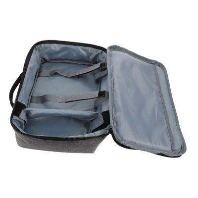 LIFKICH Portable Projector Carrying Bag Handle Multipurpose Storage Case for Home Office and Travel Protective Design for Digital Projectors and Accessories Gray