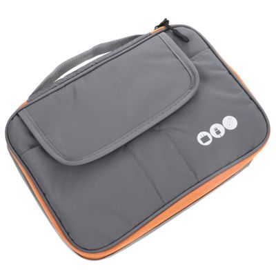 Angoily Portable Cord Organizer Pouch Travel Organizer Bag Compact Storage for Cables Earphones and Chargers Easy to Use and Store