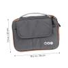 BRIGHTFUFU Multi-Function Cable Organizer Bag for Travel Portable USB Earphone and Data Cable Storage Waterproof Travel Cord Organizer Detachable Compartments view 2