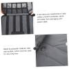 BRIGHTFUFU Multi-Function Cable Organizer Bag for Travel Portable USB Earphone and Data Cable Storage Waterproof Travel Cord Organizer Detachable Compartments view 4