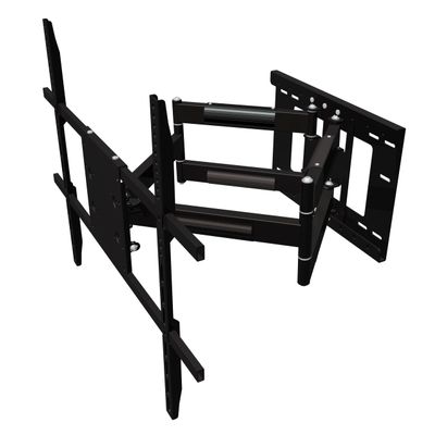 NSY Audio 32-Inches Extra Long Arm Corner TV Wall Mount - Heavy Duty Articulating Full Motion Bracket for 42-90 Inches Flat TVs - 120lb Capacity, Max Extension for Corner Install