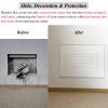 Electrical Panel Cover Extra Thin Switch Distribution Box Decorative, Breaker Panel Cover with Adhesive Strip, Sliding Hide Router Panel, Indoor Distribution Box(Gray B,W55xH45cm(21 5/8x17 3/4")) view 3
