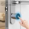 YUEHISY Smart Cylinder Lock, Fingerprint Scanner BT APP Multiple Unlocking Methods Smart Entry Door Lock for Doors 60-110mm, Easy Installation view 2