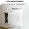 Electrical Panel Cover Extra Thin Switch Distribution Box Decorative, Breaker Panel Cover with Adhesive Strip, Sliding Hide Router Panel, Indoor Distribution Box(Gray A,W40xH30cm(15 3/4x11 3/4")) view 4