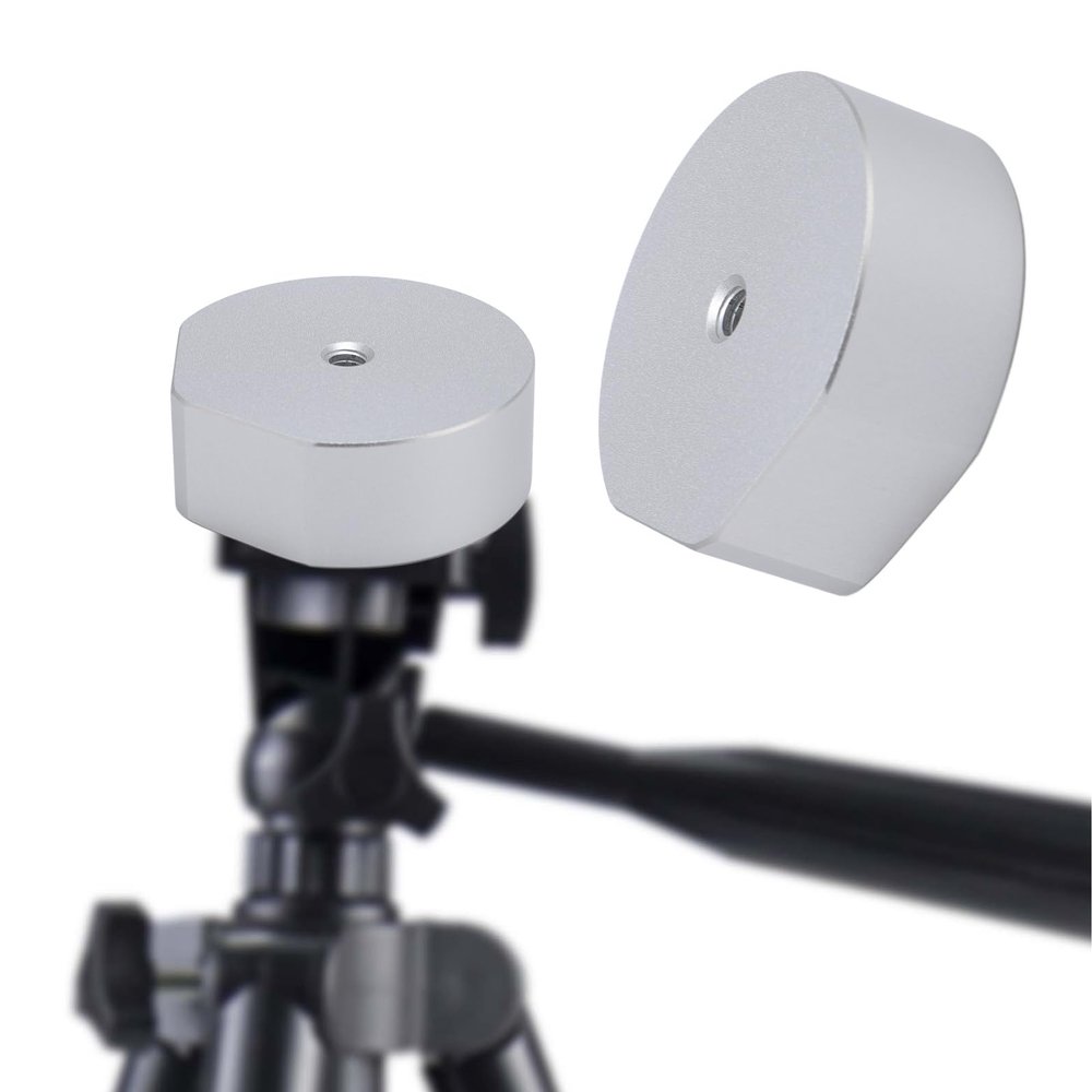 for Mini Tripod Adapter, 1/4in Aluminum Alloy Tripod Mount Adapter for Mini, Compatible with Original Pipe Adapter, for Mini Accessories (Grey)