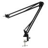 Flexible Microscope Stand, 360 Degree Adjustable Arm, 42mm Lens Ring Set Industrial Camera Bracket, Metal, for 40mm Diameter Lens, Approx. 700mm Arm Height, Compatible Lens view 1