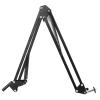 Flexible Microscope Stand, 360 Degree Adjustable Arm, 42mm Lens Ring Set Industrial Camera Bracket, Metal, for 40mm Diameter Lens, Approx. 700mm Arm Height, Compatible Lens view 2