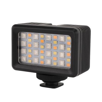 Camera Underwater Lights, 2700K to 5600K Camera Dive Light, Water Resist Diving Light, RGB 40m Underwater LED Video Light for Live Streaming Photography Recording