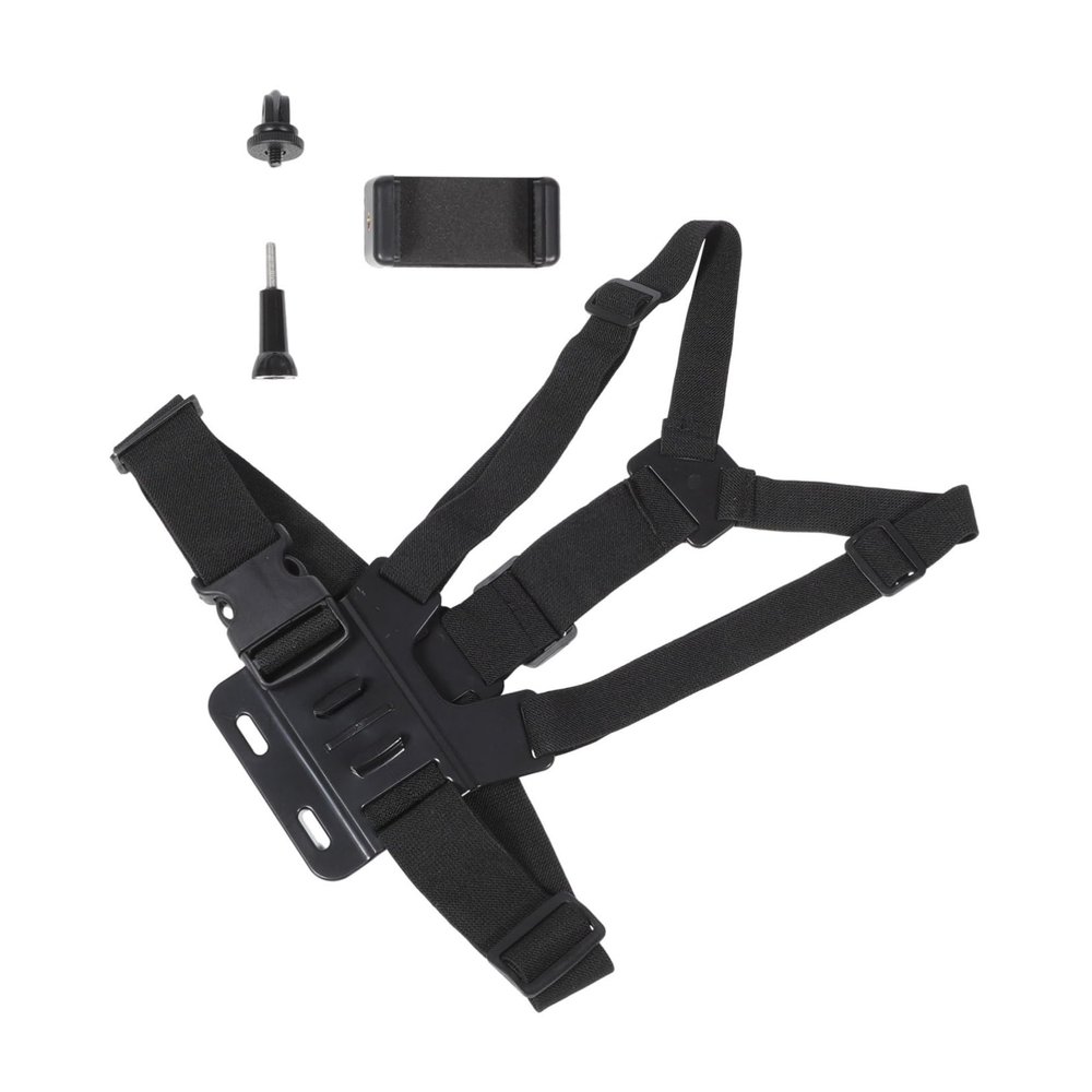 Happyyami Action Camera Chest Harness Camera Grip Phone Chest Harness Quick Release for Outdoor Photography
