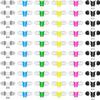 WAHUWAY Earbuds Bulk Kids Classroom Headphones, Multi Color, 60 Pack view 1