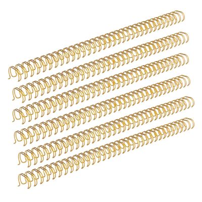 SASKATE 34 Loop 3:1 12.7mm Double Loop Wire Binding 100 Sheets Capacity Iron, Nylon Wire Binding, Compatible with Most Wire Binding Systems, Suitable for Reports, Presentations and More