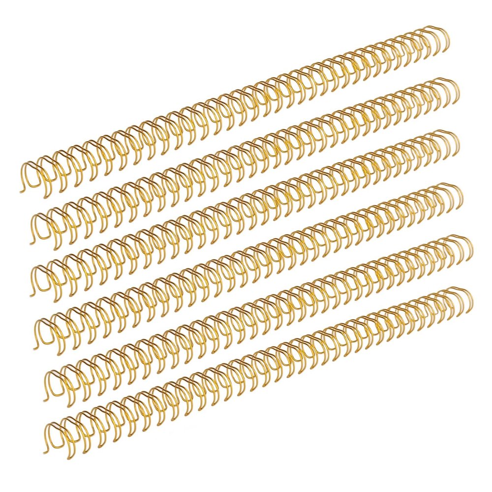 SASKATE 34 Loop 3:1 12.7mm Double Loop Wire Binding 100 Sheets Capacity Iron, Nylon Wire Binding, Compatible with Most Wire Binding Systems, Suitable for Reports, Presentations and More