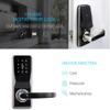 PNAWLLCF Smart Electronic Door Lock Digital Safe Keypad Intelligent Door Lock Unlock by Code, Card, and Mechanical Key with 2 Cards(Right Hand Door) view 2