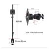 ADPVRLUQ 800mm T900-180Q Desktop 17"-27" Dual LCD Monitor Desktop Stand Arm Full Motion Two Computer Desk Stand Clamp Holes 9.9kg view 2