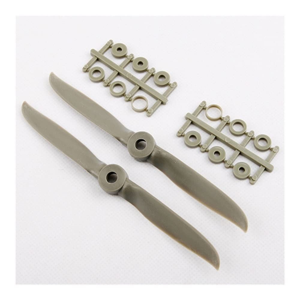 2pcs Electric Nylon Speed Propeller Compatible With RC Airplane Glider Aircraft Sizes 4x3 4.7x4 5x5 5.5x5.5 6x6 4030 4740 5050 5543 5555 6060(2PCS 5.5X4.3 PROP)