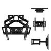 England Legends Full Motion TV Wall Mount for 3265 inch TVs, Dual-arm HeavyDuty Steel Bracket, VESA 600400, tilt 15, Swivel 65, Home Theater, Office use view 2