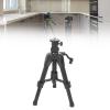 Telescopic Level Tripod High Stability Level Tripod Adjustable Height Aluminum Alloy Tripod Stand with Stable Stabilizer Precise Bubble Level for Construction Tasks view 4