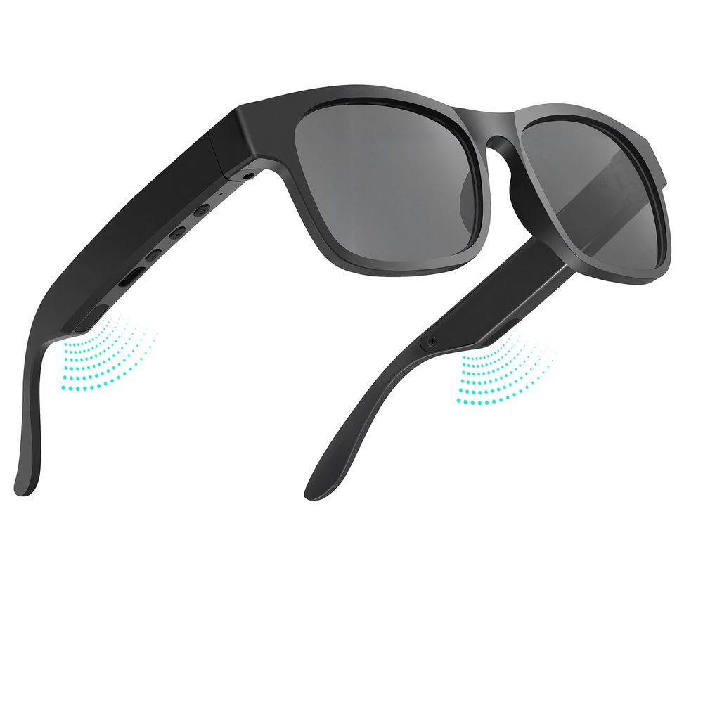 AI smart glasses, AI dialogue voice wake-up, 115 language translation, simultaneous interpretation, on-site recording translation, use mobile app audio and video translation, conference translation