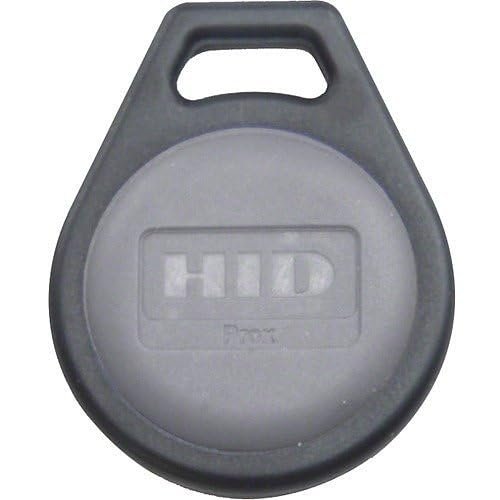 1346LNSMN 1346 Key Fob, Programmed, Sequential Matching Inkjetted Numbers, Black with Grey Insert