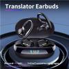 144 Language AI Translator Earbuds - Smart Instant Translation, Real-Time Voice & Text Support, Bluetooth Wireless, Noise-Canceling for Travel & Work - Charging Case Included view 2