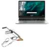 BoxWave Adapter Compatible with Acer Chromebook 315 (CB315-4H) - Micro SD Card miniReader, USB Type-C OTG Reader USB3.0 Adapter Keychain - Metallic Silver view 1