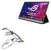 BoxWave Adapter Compatible with ASUS ROG Strix XG17AHPE - Micro SD Card miniReader, USB Type-C OTG Reader USB3.0 Adapter Keychain - Metallic Silver view 1