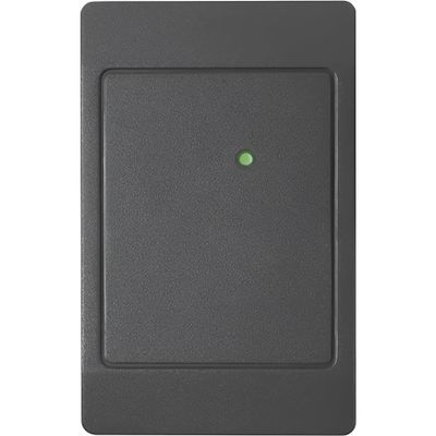 5395CK100 ThinLine II Proximity Reader with Wiegand Output, Pigtail, Beep On, LED Normally Red, Reader Flashes Green on Tag Read, Classic Black