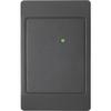 5395CK100 ThinLine II Proximity Reader with Wiegand Output, Pigtail, Beep On, LED Normally Red, Reader Flashes Green on Tag Read, Classic Black view 1
