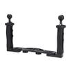 Camera Handle Grip, Diving Photography Handle Grip Aluminum Tray with Handle Grips Camera Handle Grip for Underwater Camera Housing Case Accessory view 4