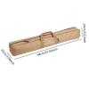 rockible Canopy Pole Bag Tripod Carrying Case Versatile Sturdy Picnic Handbag Zipper Closure for Travel Outdoor Sports Fishing Hiking, Brown view 4