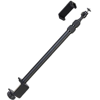 ARTIBETTER Adjustable Desk Mount Stand for Streaming Photography Rotating Clamp Stand for Cameras and Lights Fits Workbenches for Video Recording