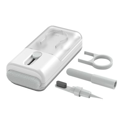 JOINPAYA 1set Earphone Cleaning Kit Multifunctional Brush Keycap Puller Soft Cloth for Deep Cleaning Earphones Keyboards and Car