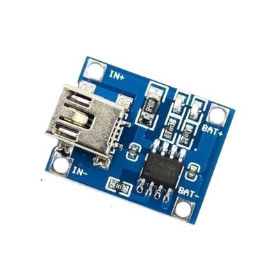 10pcsTYPE-C/Micro/MiniUSB 5V1A 18650 for TP4056 Lithium Charger Module Charging Protection Dual Functions 1A (Color: Mini Interface)