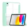 TEKNET Transparent Back Slim Case for iPad 11 Inch A16 (2025) with S-Pen Stand Shock Proof Auto Wake/Sleep (Green-Mint) view 1
