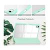 TEKNET Transparent Back Slim Case for iPad 11 Inch A16 (2025) with S-Pen Stand Shock Proof Auto Wake/Sleep (Green-Mint) view 3