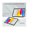 TEKNET Transparent Back Slim Case for iPad 11 Inch A16 (2025) with S-Pen Stand Shock Proof Auto Wake/Sleep (Green-Mint) view 4