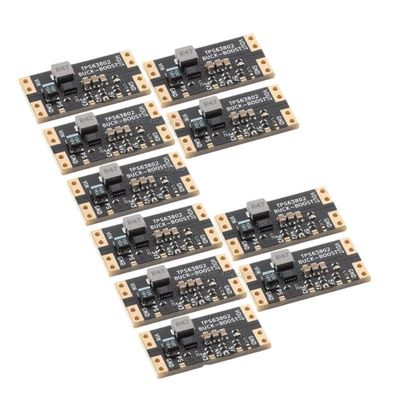 10pcs/1pc XL63802 Lithium USB Automatic Voltage Regulator Step Up Down Module TPS63802 Boost Buck Low Ripple (Color: TPS63802 4.2V 10pcs)