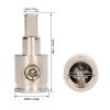 0GA to 4GA Brass Amp Input Reducer - Durable Power Ground Input Adapter for Car Audio Systems, Set of 4 with Hex Screw Clamps view 3