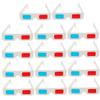CAXUSD 60pcs Anaglyph Glasses for Movies Viewing for Birthdays Festivals Fun Portable view 1