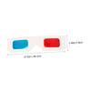 CAXUSD 60pcs Anaglyph Glasses for Movies Viewing for Birthdays Festivals Fun Portable view 2