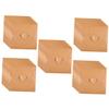 FELTECHELECTR 50pcs Kraft Paper Cd DVD Envelopes Retro Style Storage Cases for Collectors Scratch Dust Protection view 1