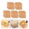 FELTECHELECTR 50pcs Kraft Paper Cd DVD Envelopes Retro Style Storage Cases for Collectors Scratch Dust Protection view 2