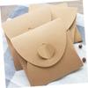 FELTECHELECTR 50pcs Kraft Paper Cd DVD Envelopes Retro Style Storage Cases for Collectors Scratch Dust Protection view 4