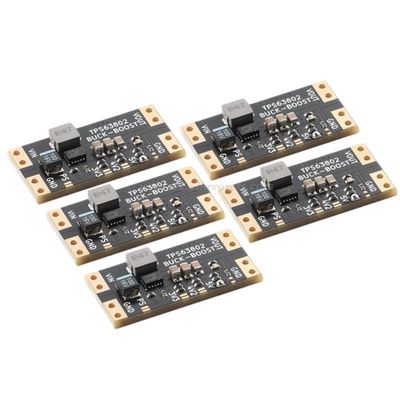 10pcs/1pc XL63802 Lithium USB Automatic Voltage Regulator Step Up Down Module TPS63802 Boost Buck Low Ripple (Color: TPS63802 5V 5pcs)