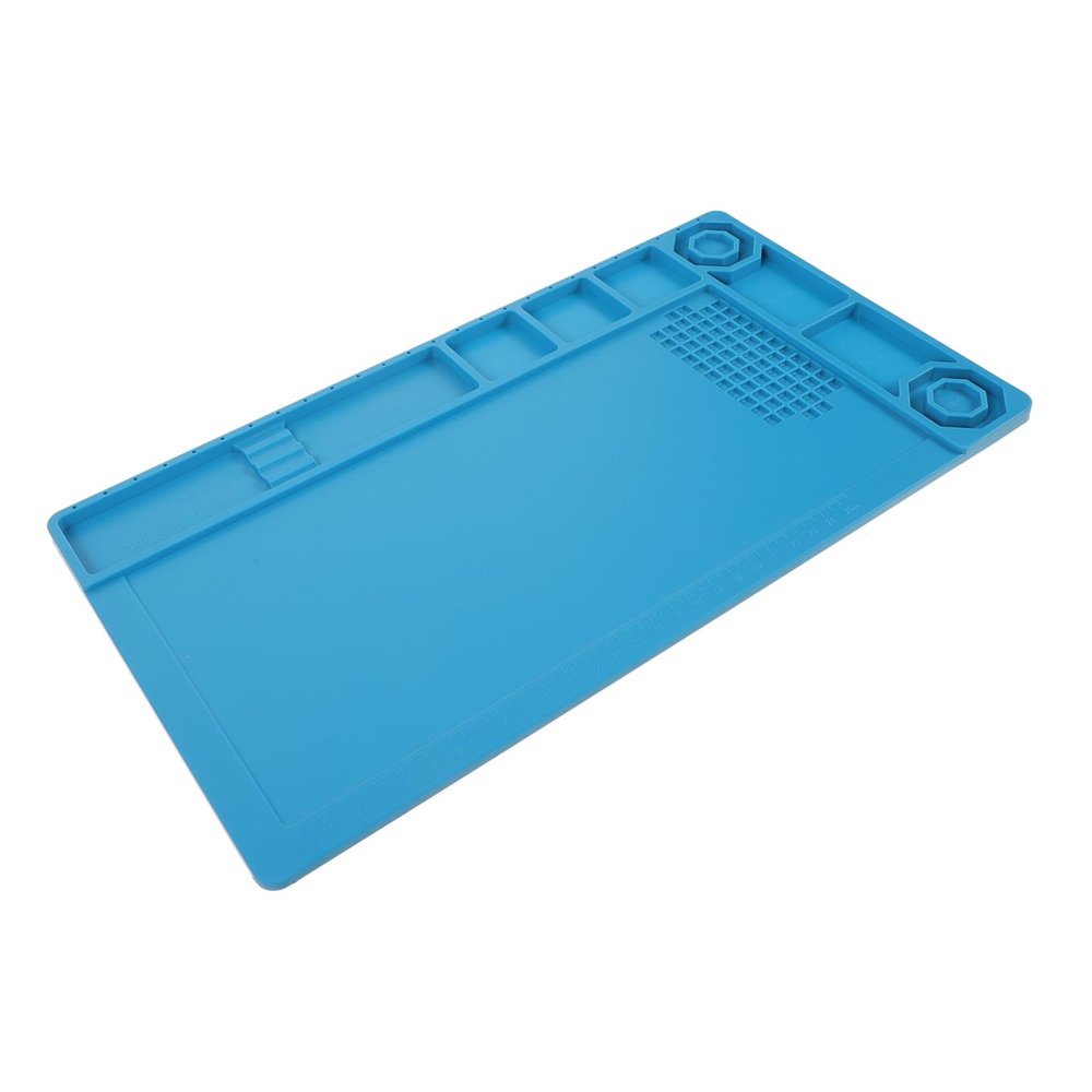 Hemobllo Silicone Soldering Mat for Electronics Repair Anti-Static Work Surface for Mobile Devices Heat Resistant Pad for Laptops Smartphones Cameras and More