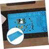 Hemobllo Silicone Soldering Mat for Electronics Repair Anti-Static Work Surface for Mobile Devices Heat Resistant Pad for Laptops Smartphones Cameras and More view 2