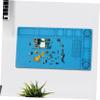 Hemobllo Silicone Soldering Mat for Electronics Repair Anti-Static Work Surface for Mobile Devices Heat Resistant Pad for Laptops Smartphones Cameras and More view 3